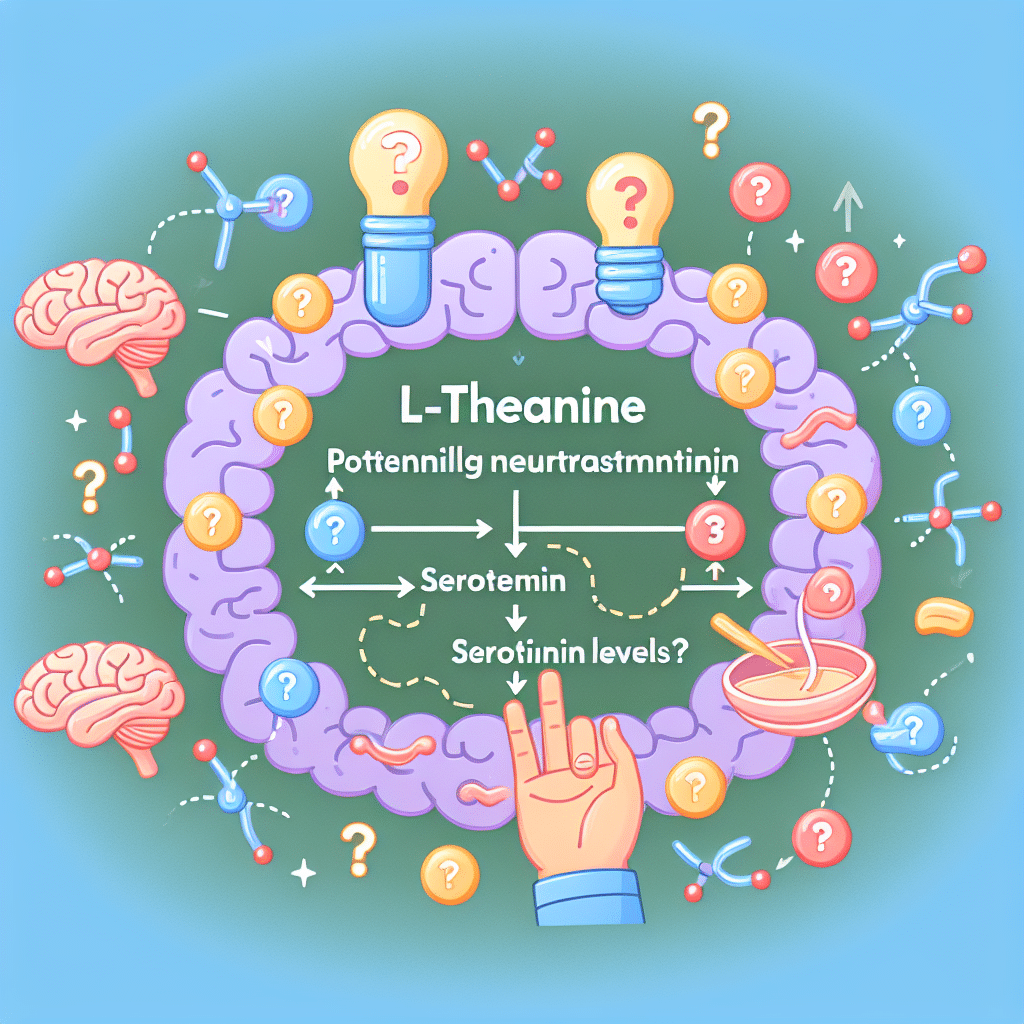 Does L-theanine raise serotonin?