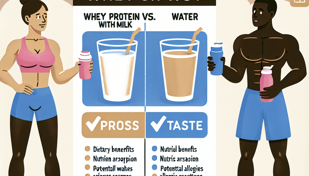 Is It Better To Take Whey Protein With Milk Or Water?