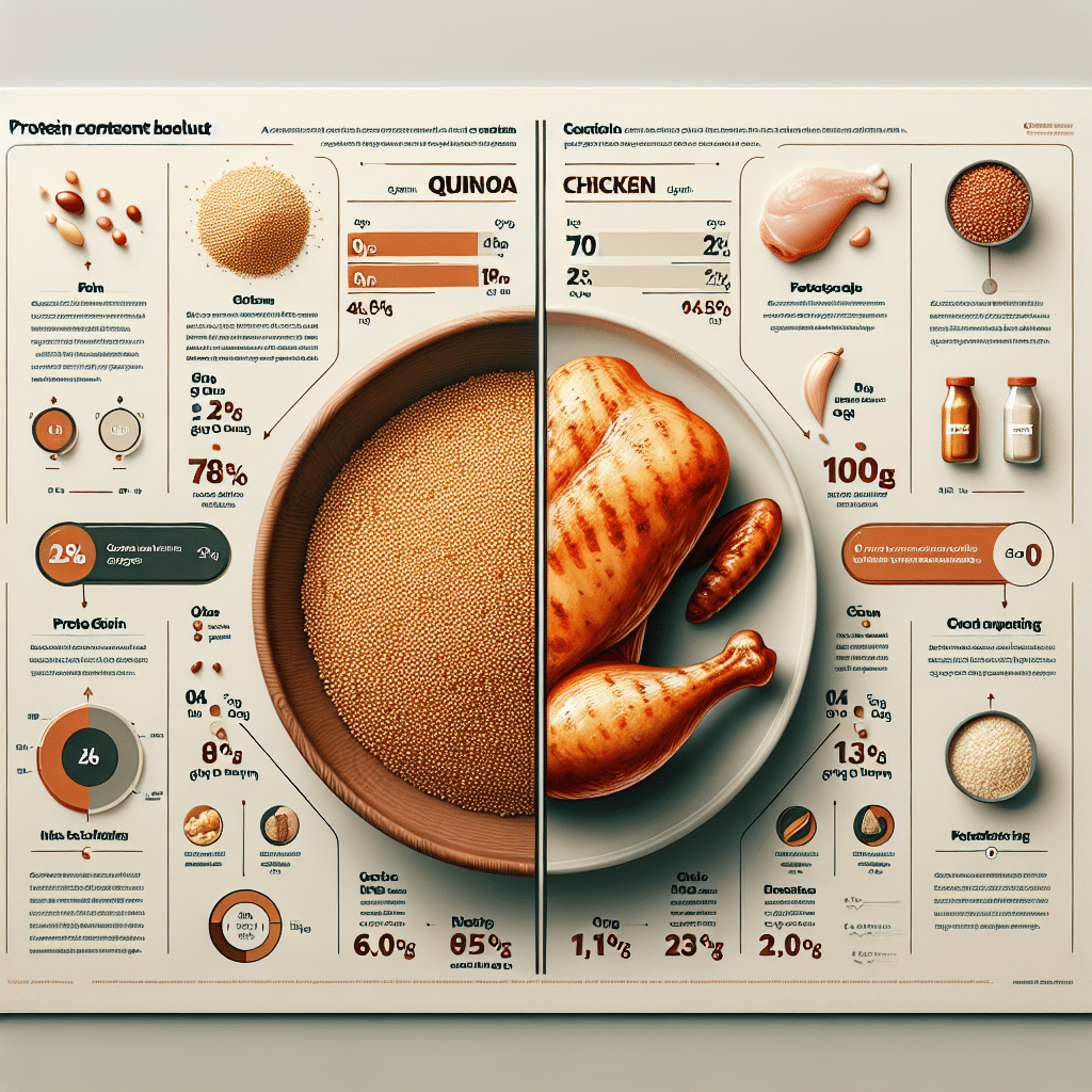 Does Quinoa Have As Much Protein As Chicken?