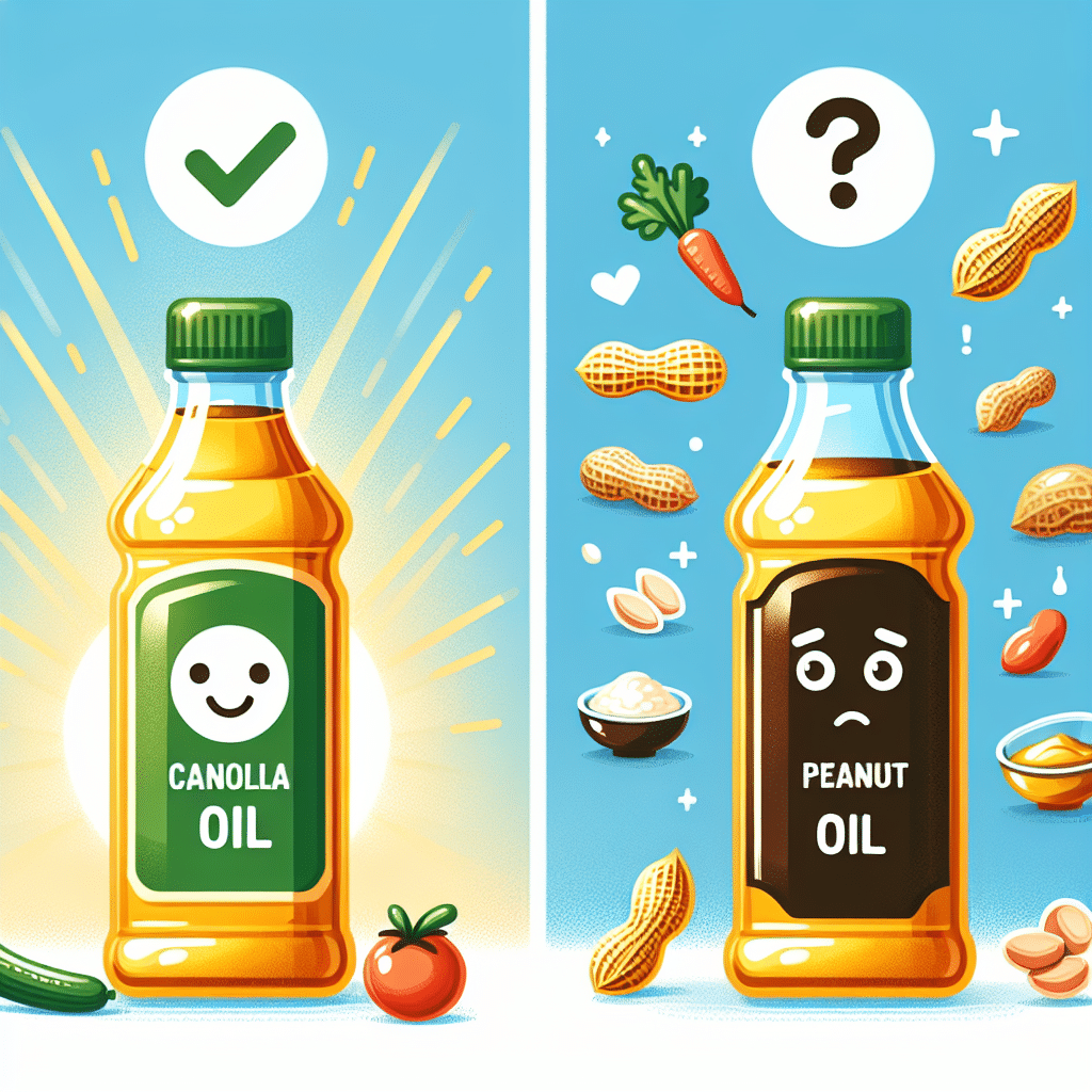 Is Canola Oil Healthier Than Peanut Oil?