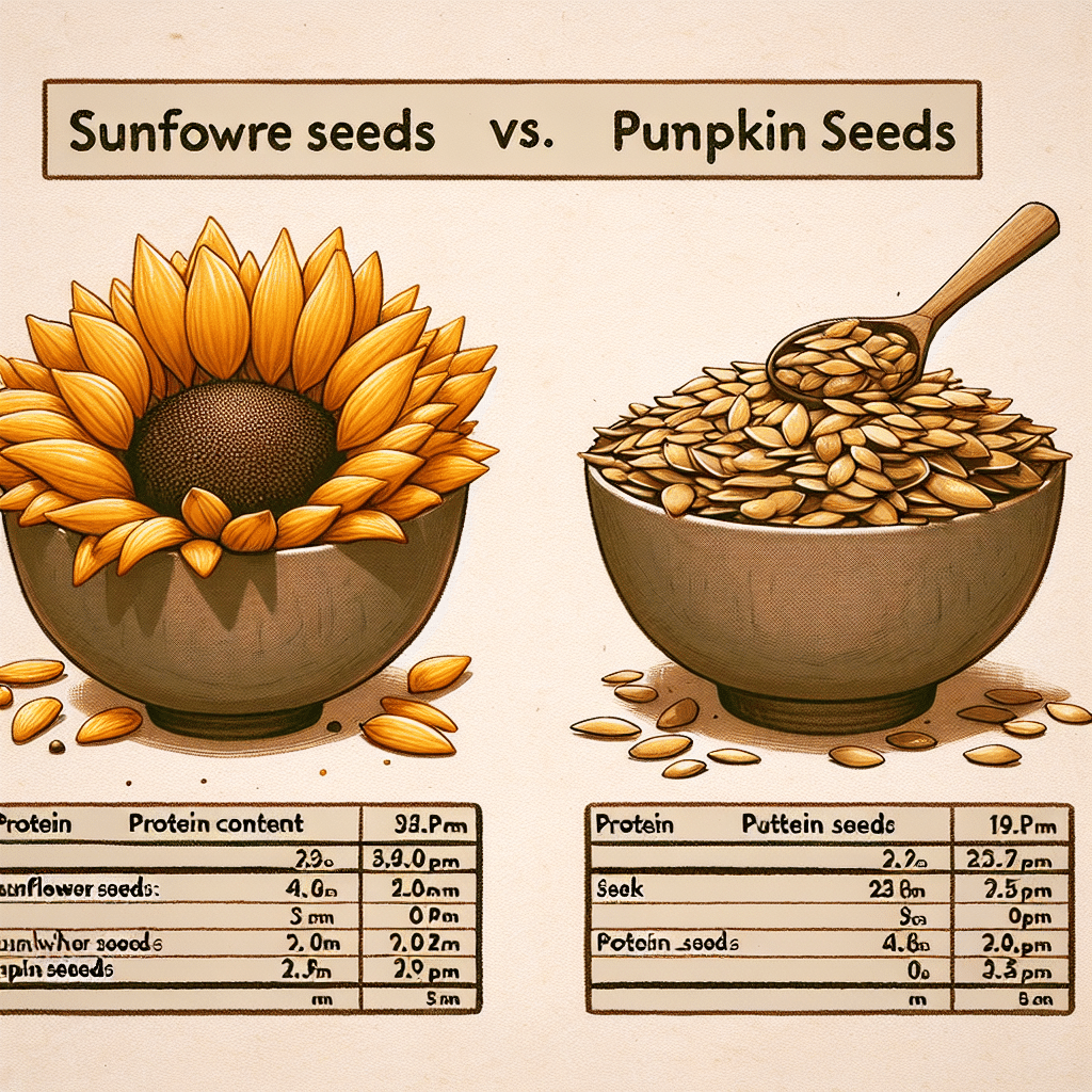 Which Has More Protein Sunflower Seeds Or Pumpkin Seeds?