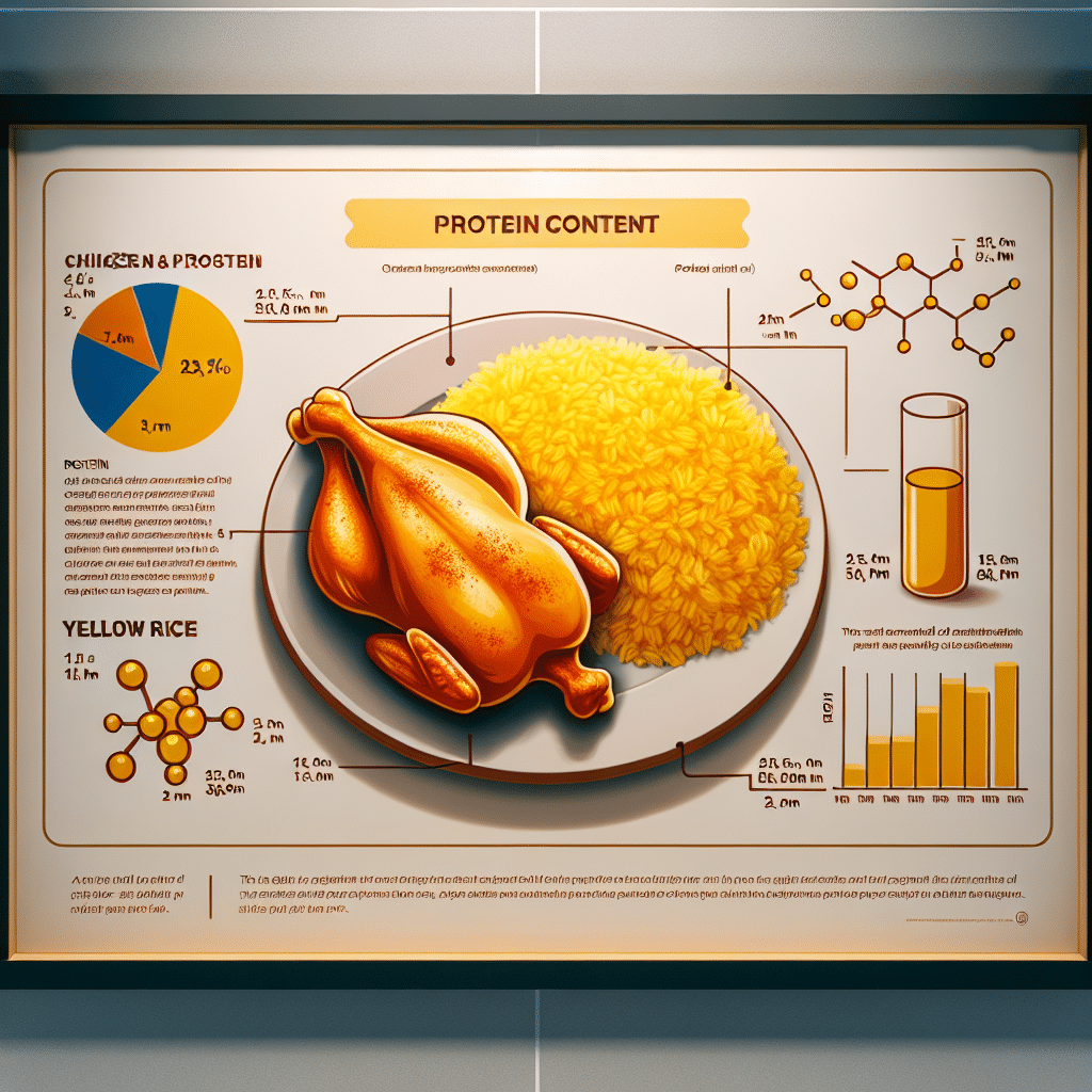 How Much Protein Is In Chicken And Yellow Rice?