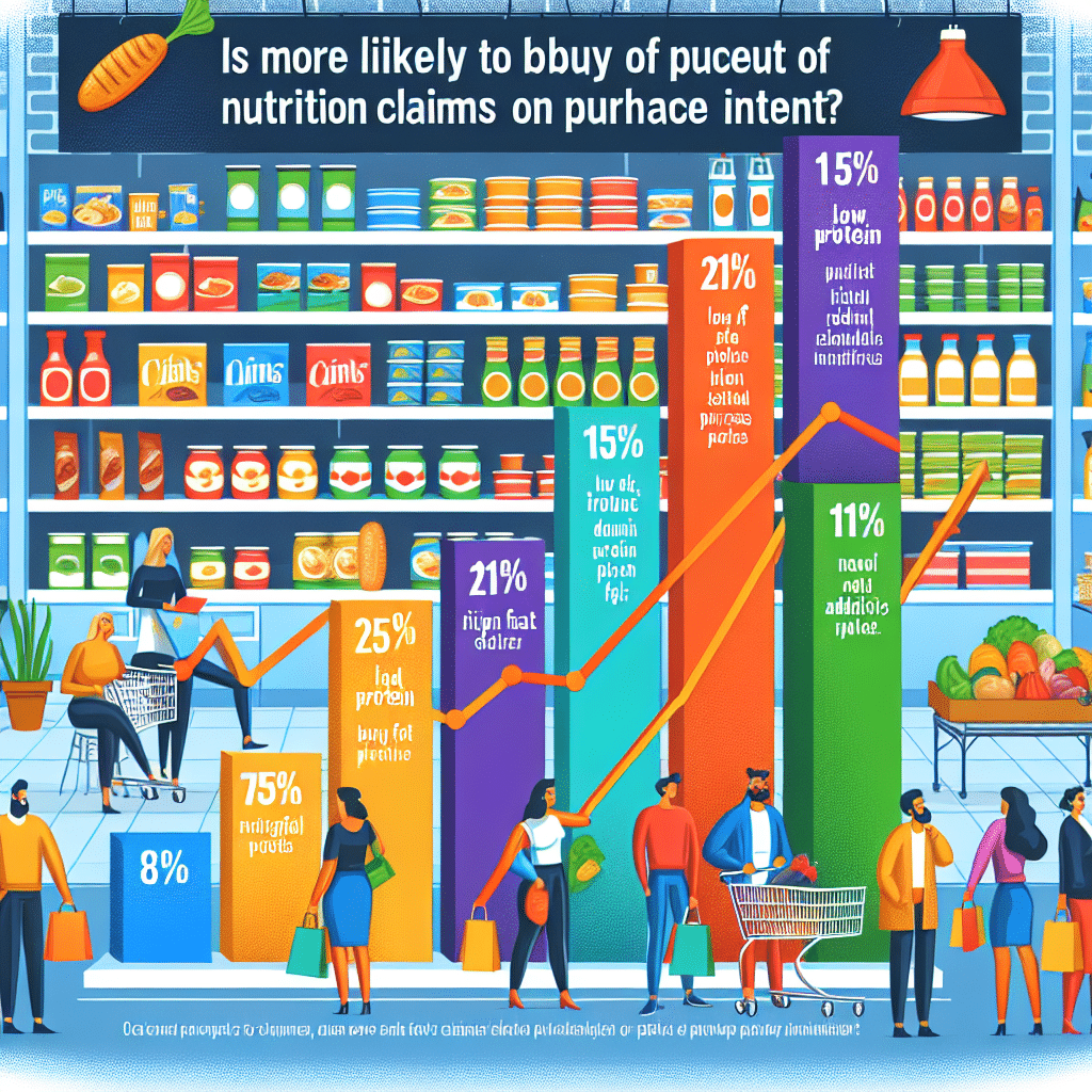 Nutrition Claims Impact: Influencing Purchase Intent Study