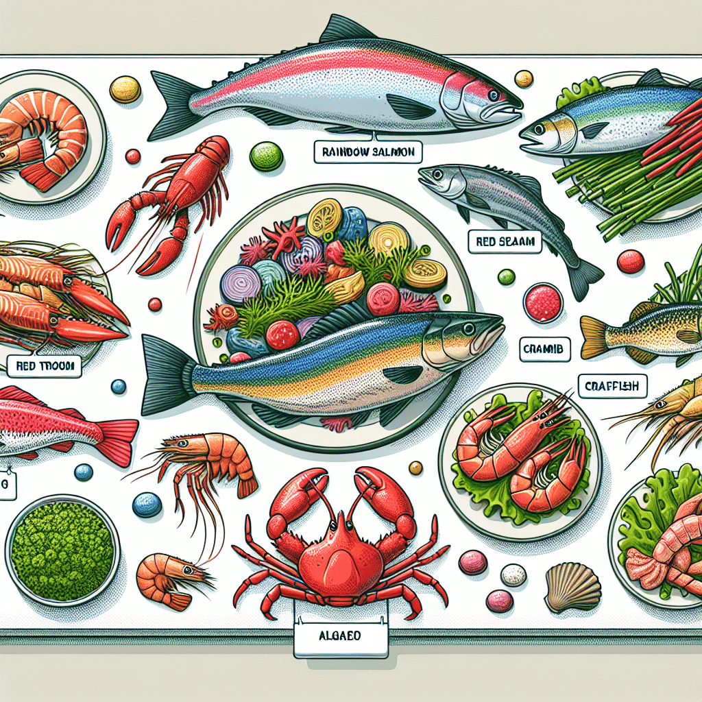 What foods are high in astaxanthin?