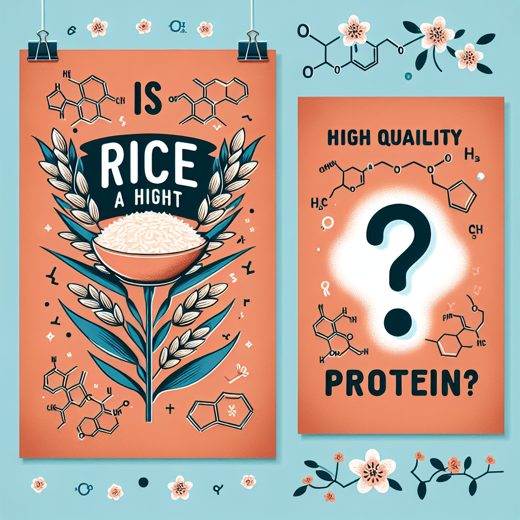 Is Rice A High Quality Protein?