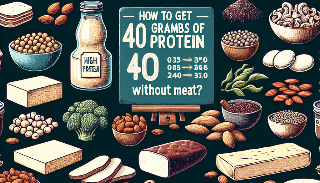 How To Get 40 Grams Of Protein Without Meat?