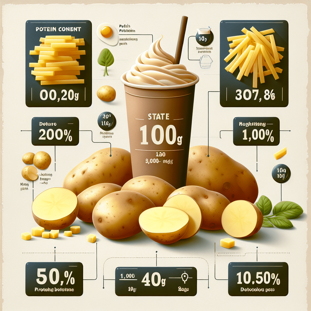 How Much Protein Is In 100G Of Potatoes?