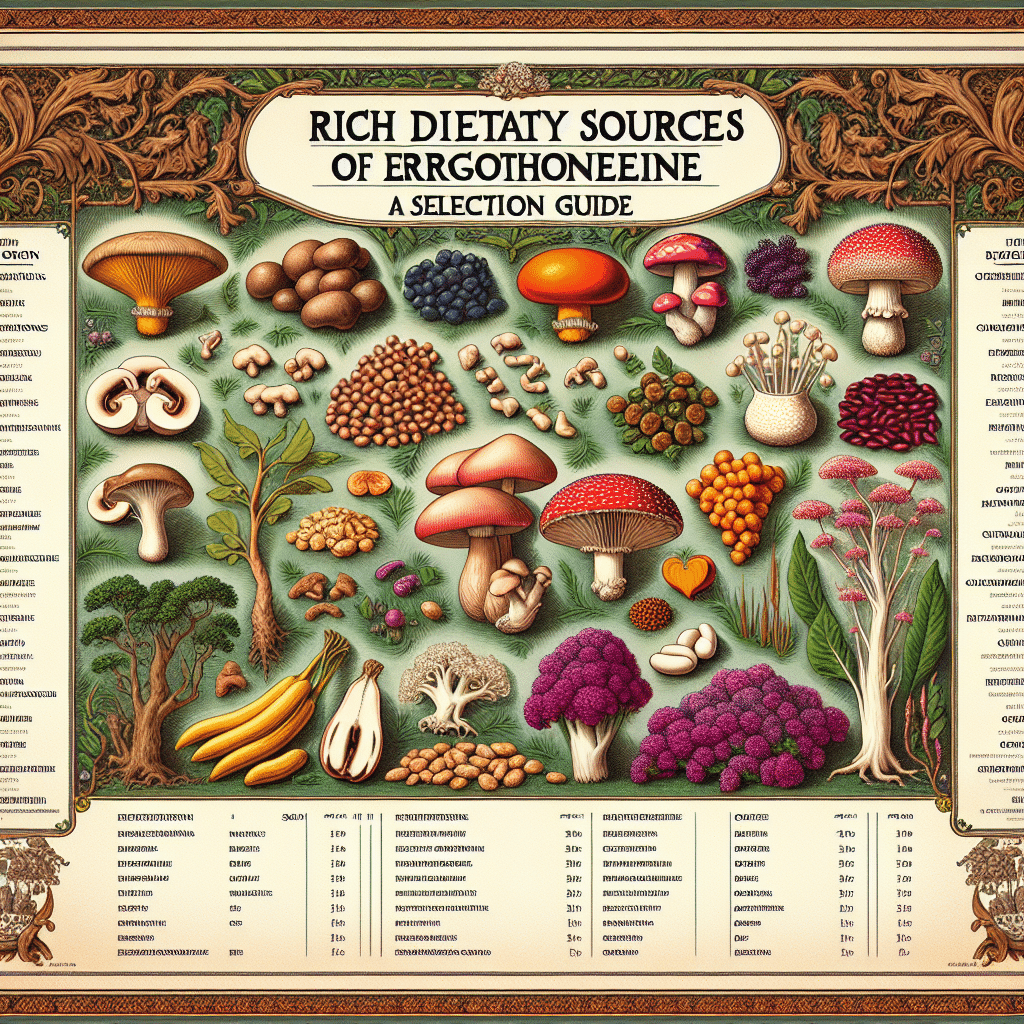 Richest Dietary Source of Ergothioneine: Selection Guide