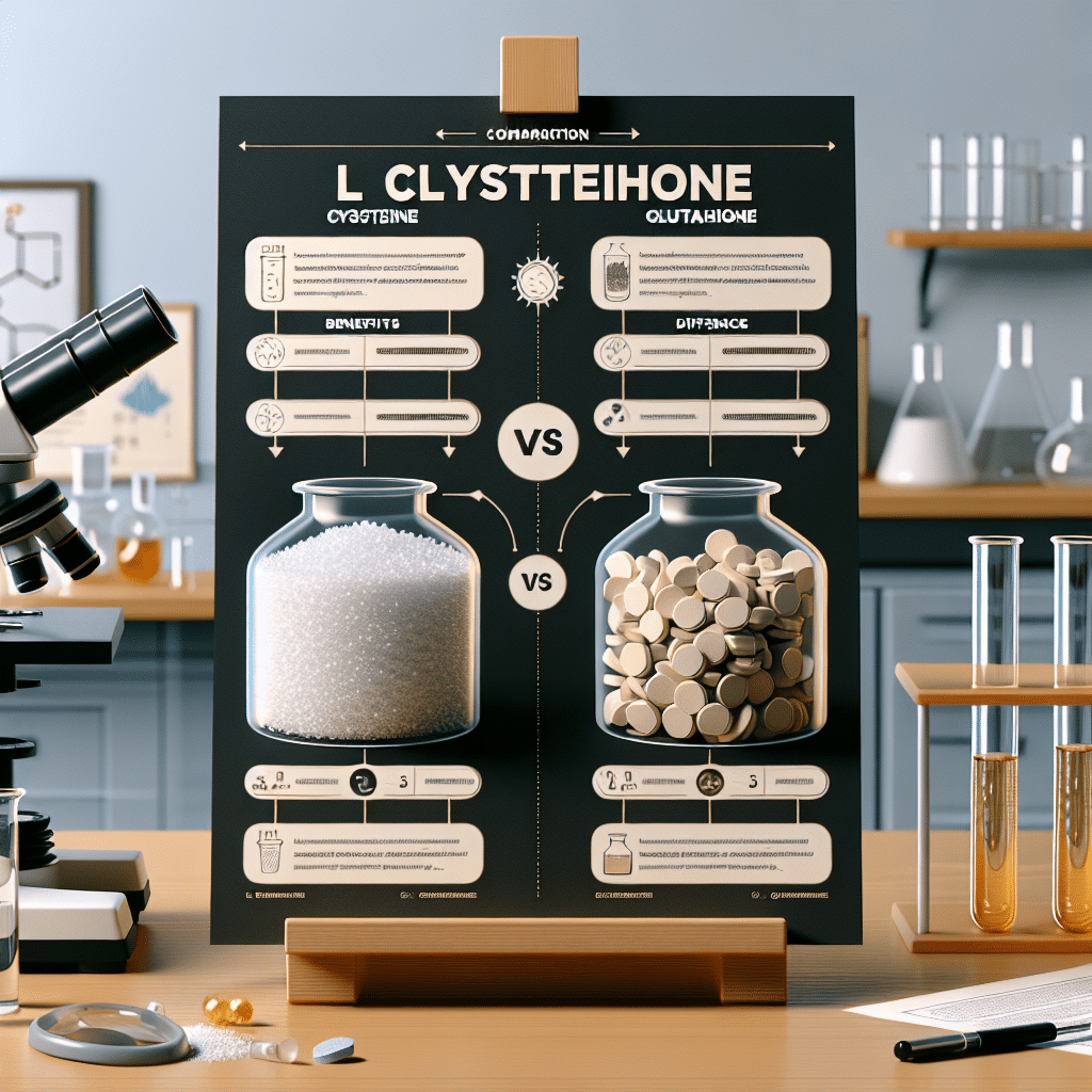 L Cysteine vs Glutathione: Detailed Guide