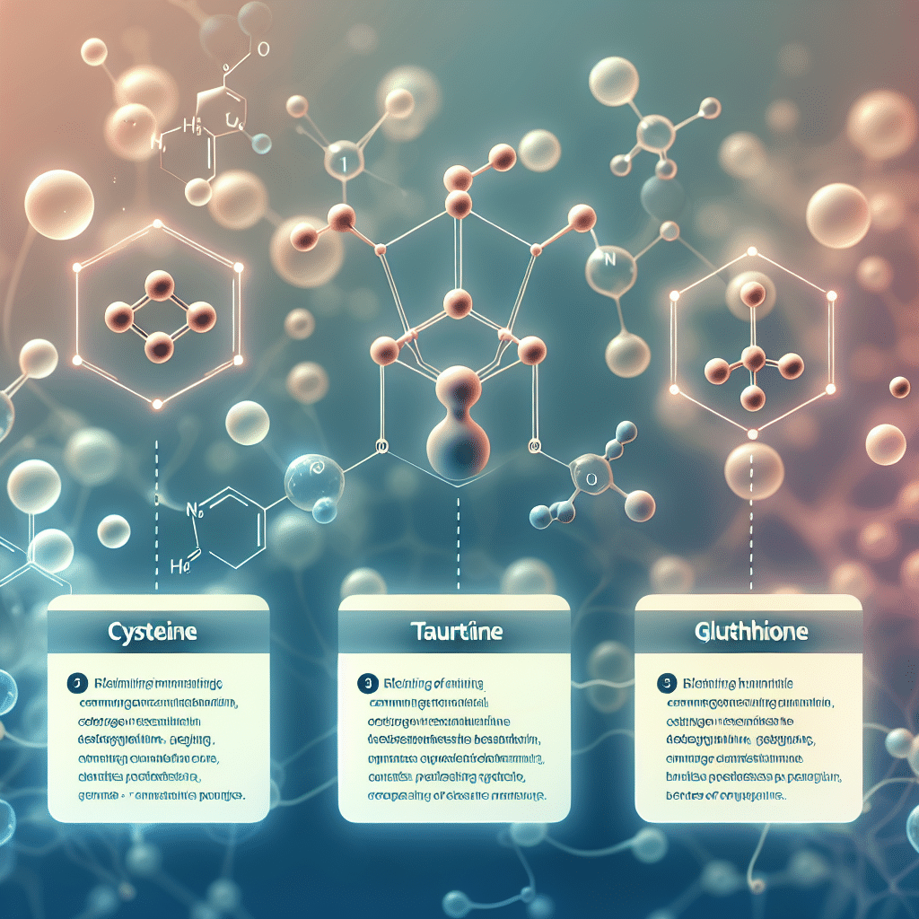 Cysteine Taurine Glutathione: Benefits