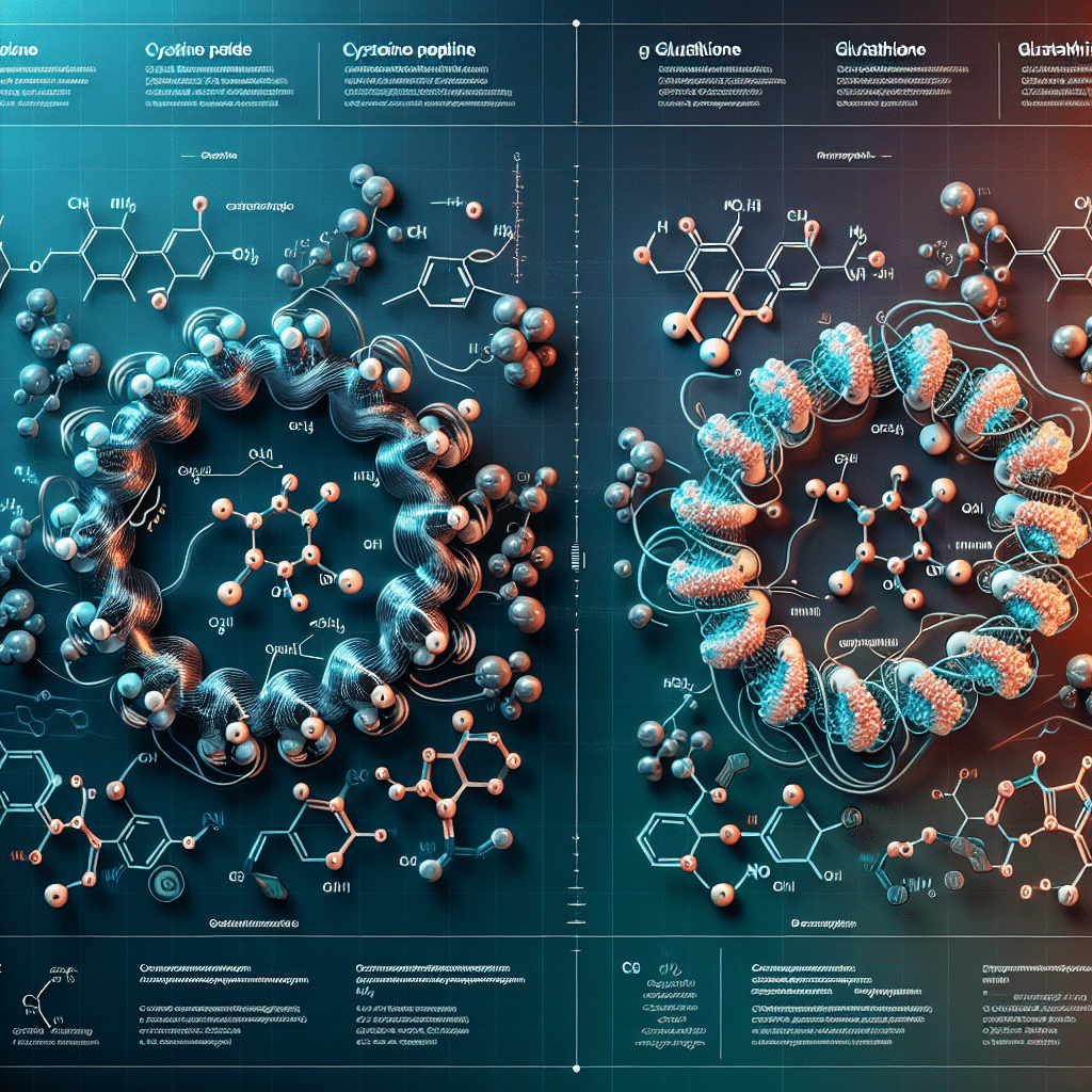 Cysteine Peptide vs Glutathione: Comparison