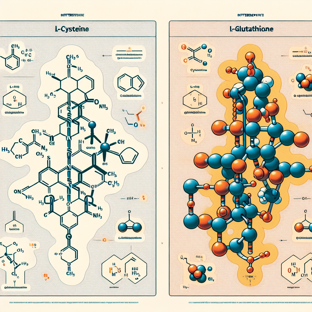 L-Cysteine vs L-Glutathione: Key Differences