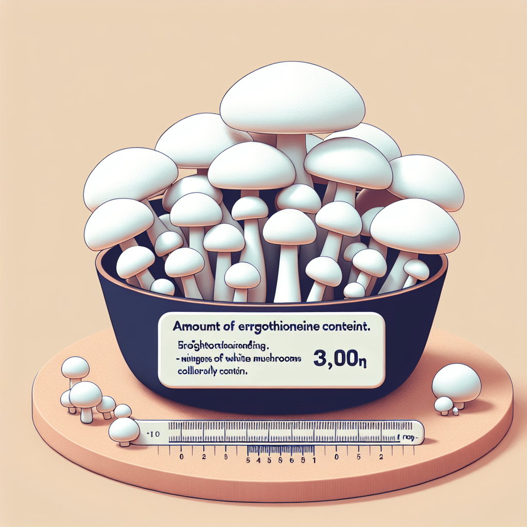 How Many White Mushrooms for 3 Milligrams of Ergothioneine? Find Out