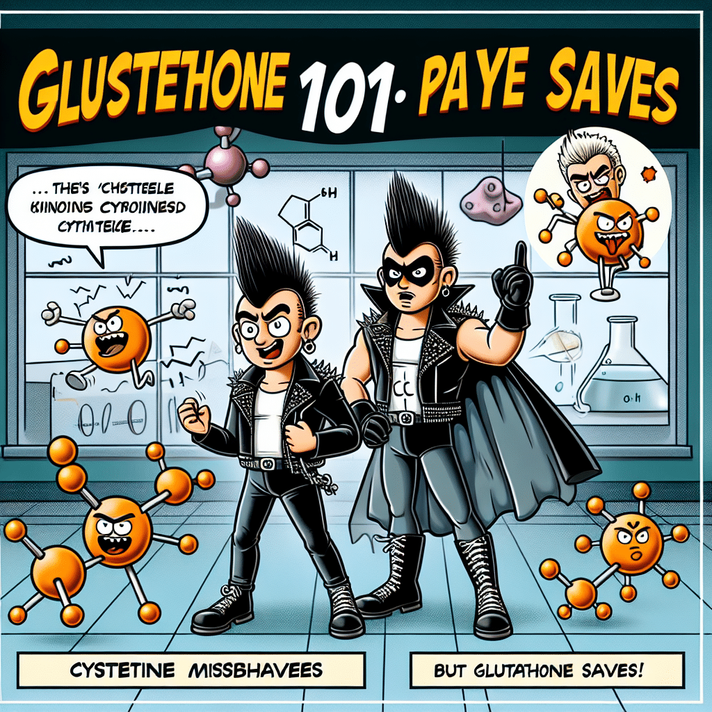 Glutathione 101 Part 1 Cysteine Misbehaves But Glutathione Saves