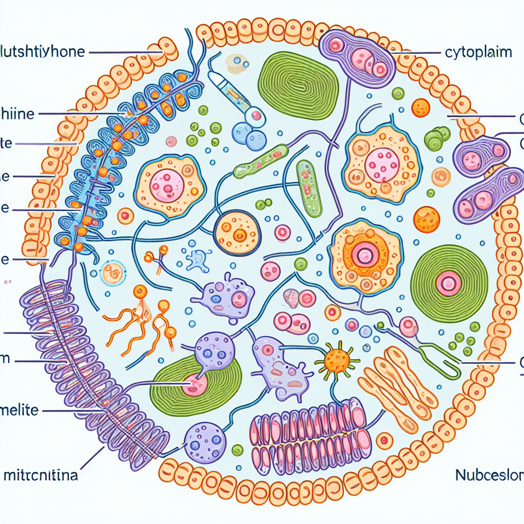 Glutathione Cysteine and Homocysteine Distribution in Cells