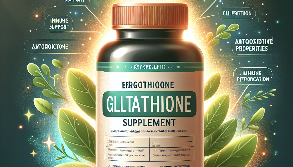 Ergothioneine Glutathione Supplement: Benefits