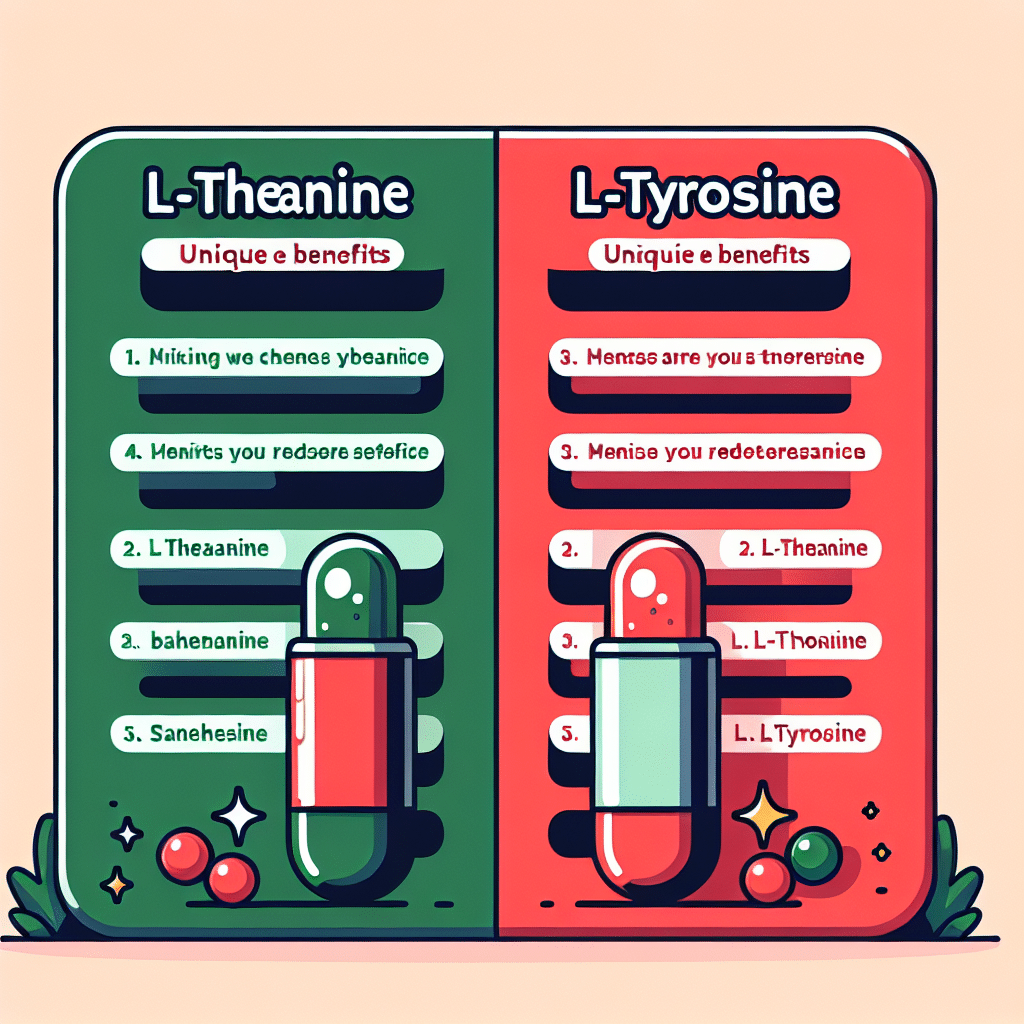 L-Theanine vs L-Tyrosine: Benefits Compared