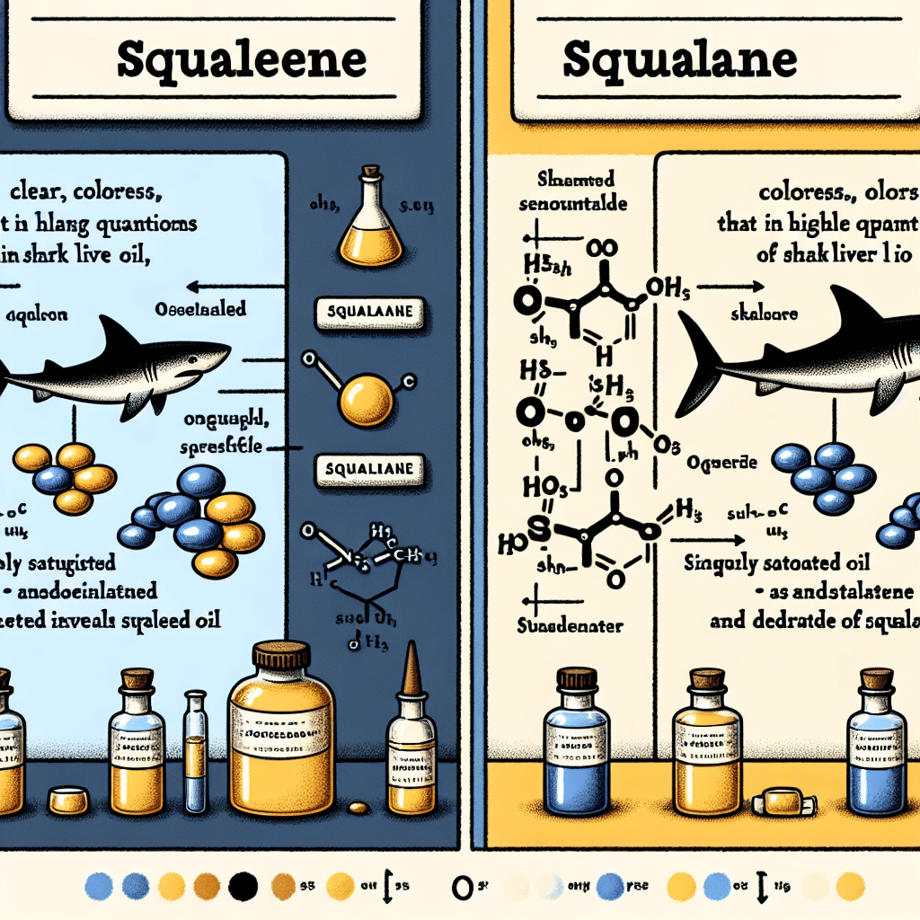 Difference Between Squalene and Squalane