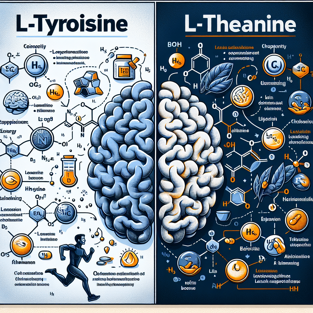 L-Tyrosine vs L-Theanine: Benefits Compared