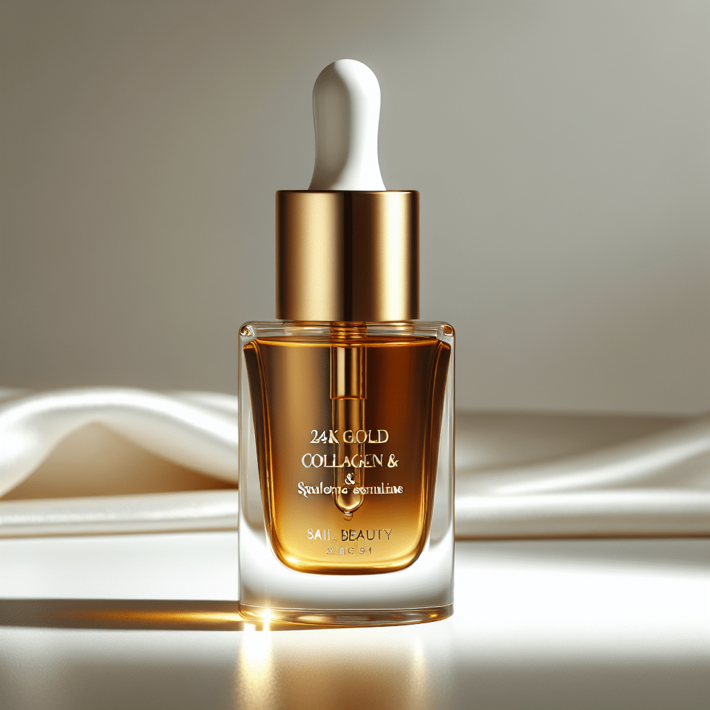 Clair Beauty 24k Gold Collagen & Squalene Eye Serum