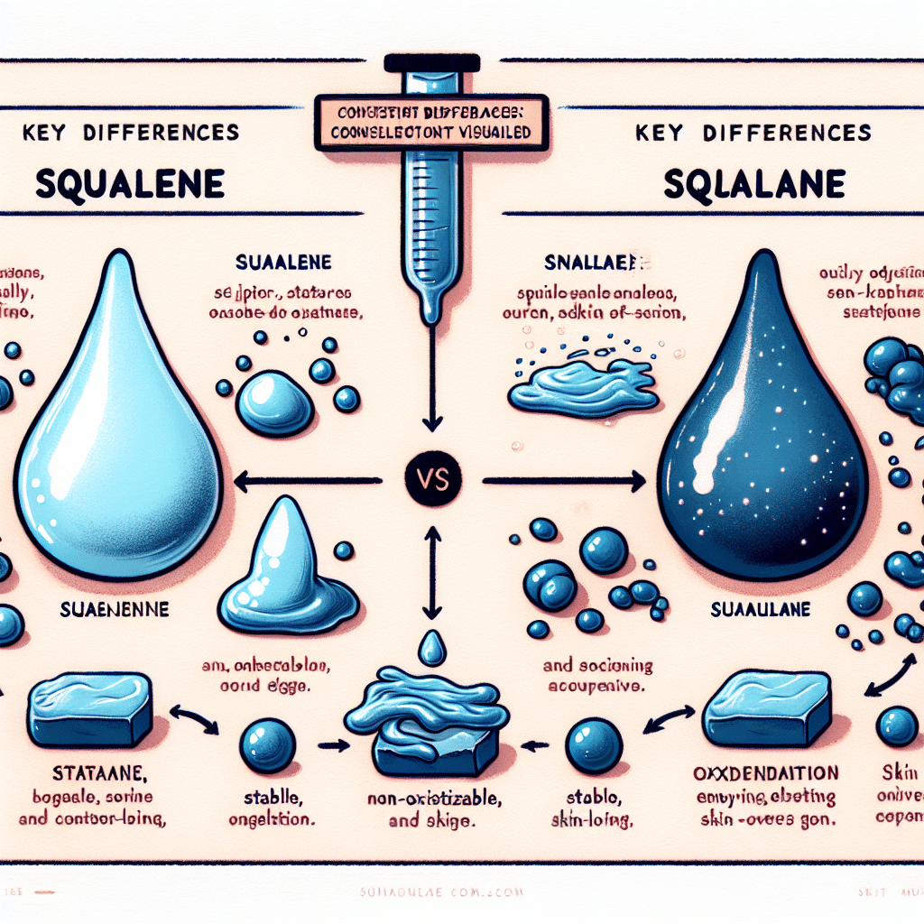 Squalene vs Squalane: Key Differences Explained