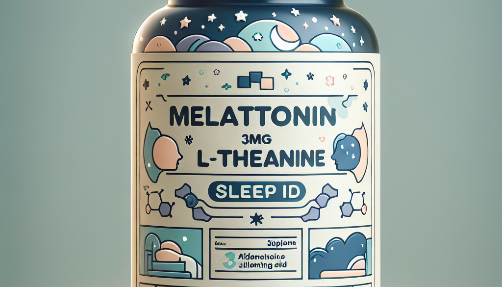 Melatonin 3mg L-Theanine: Sleep Aid