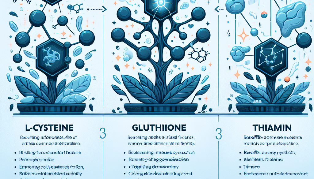 L Cysteine Glutathione Thiamine: Benefits