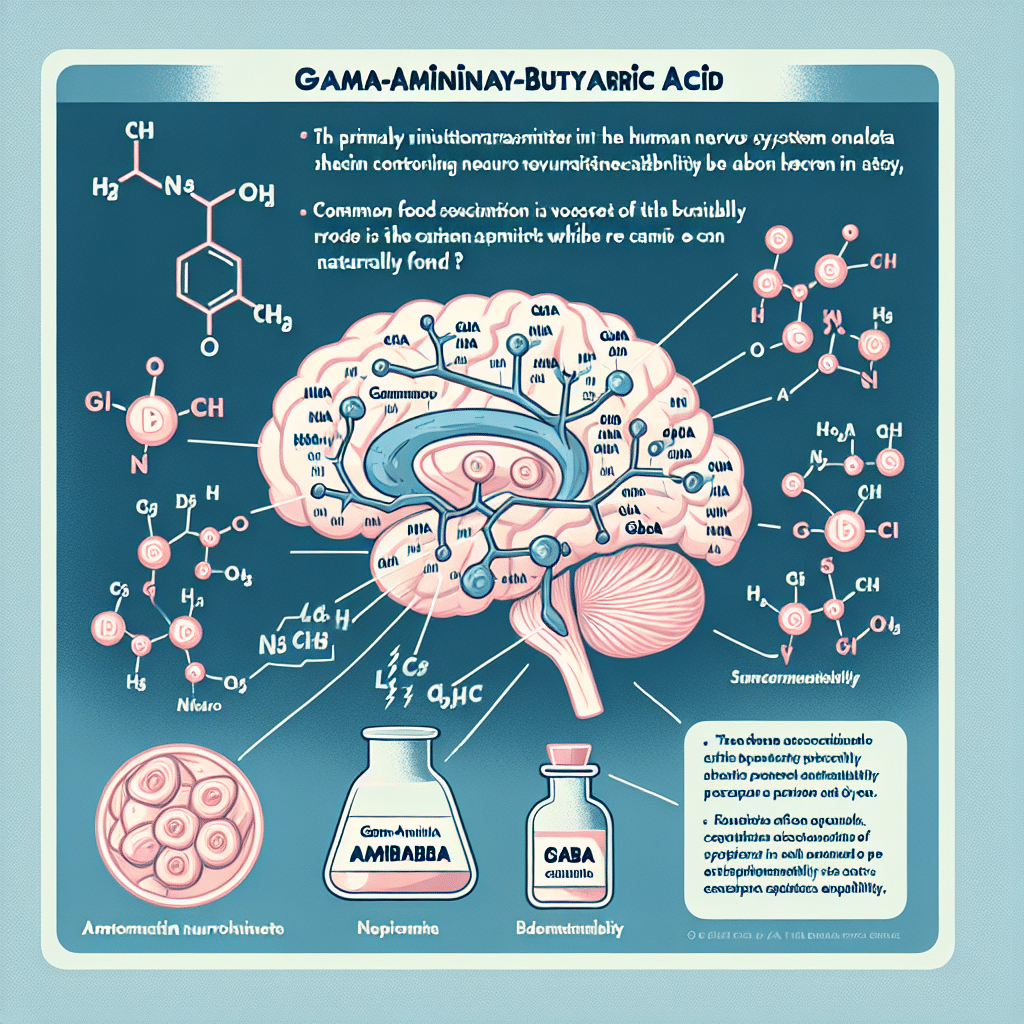 G Aminobutyric Acid GABA Facts