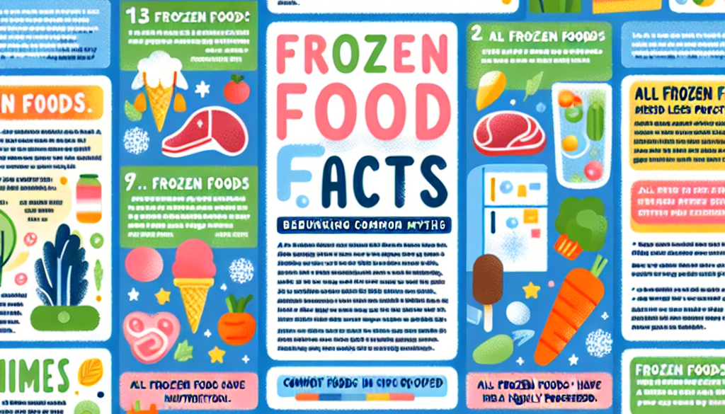 Frozen Food Facts: Debunking Common Myths