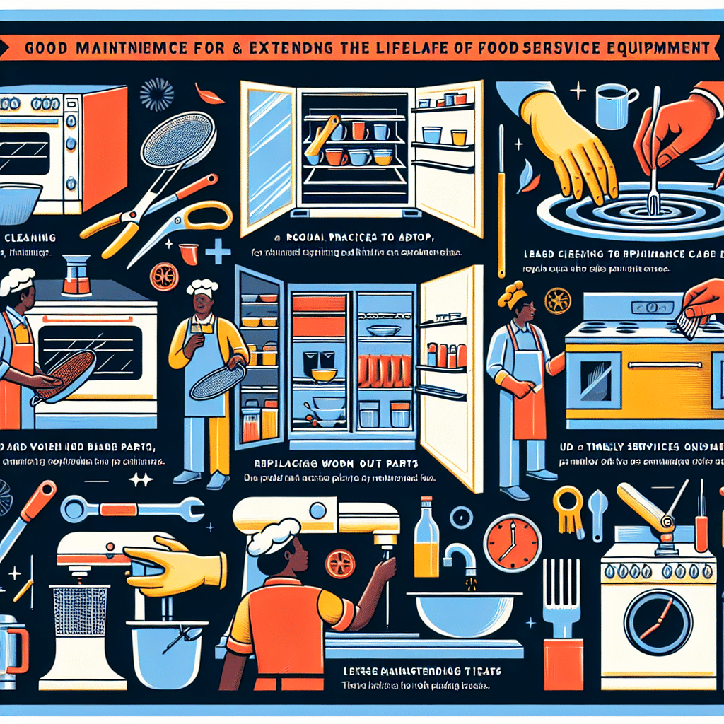 Maintenance Tips for Extending the Lifespan of Foodservice Equipment