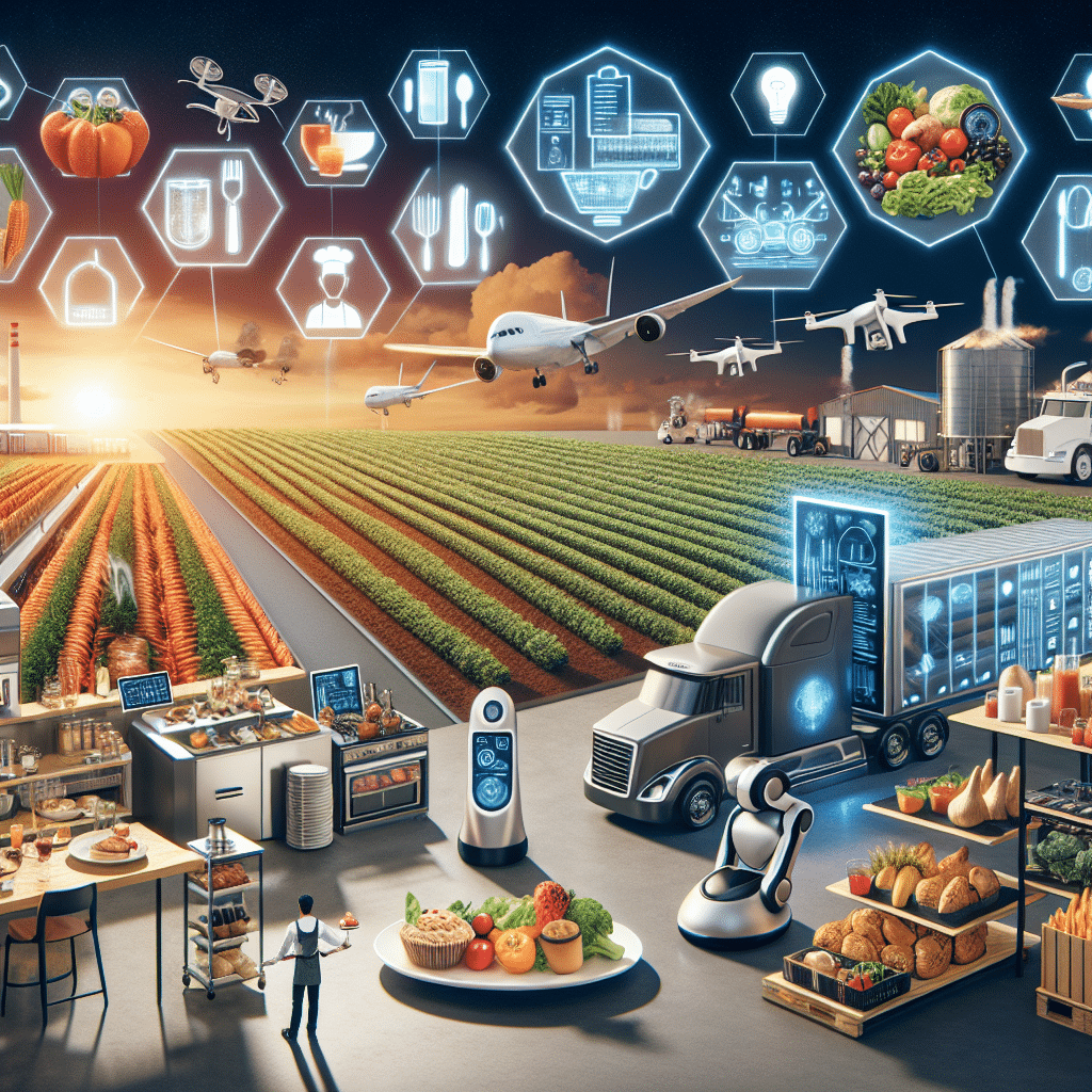 What changes are occurring in the food and beverage industry due to modern technology?