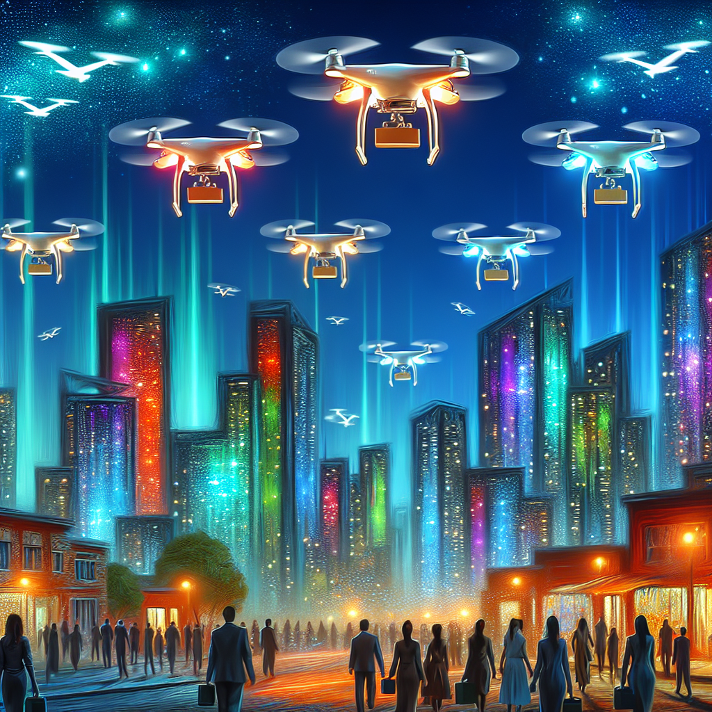 Future with Drone Food Delivery!