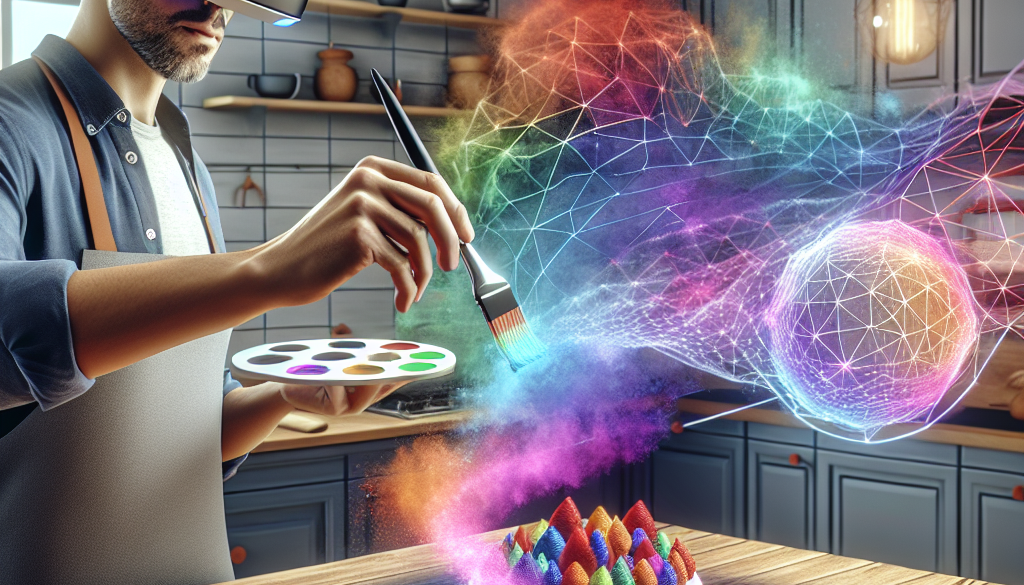 Coloring Foods with AR/VR.