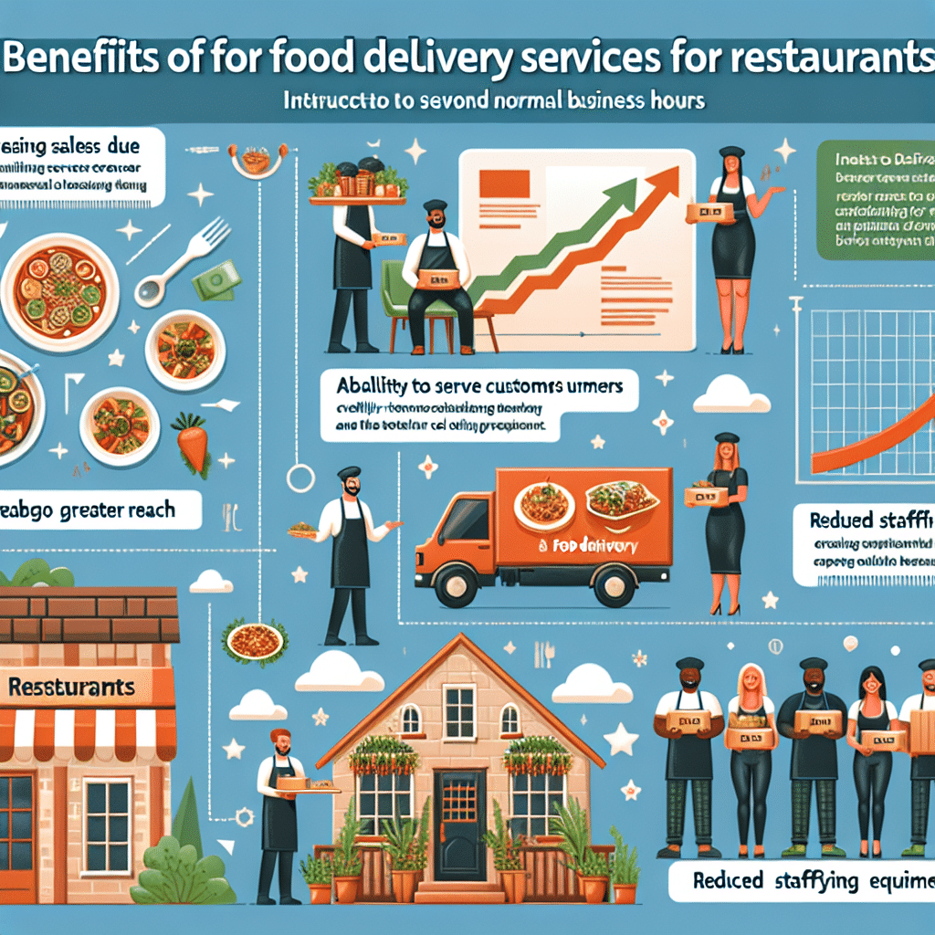 Advantages of Food Delivery Services for Restaurants