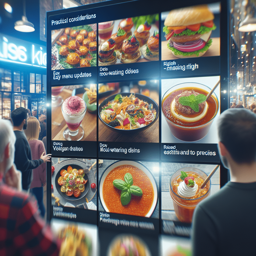 What role does the digital menu board play in restaurant sales?