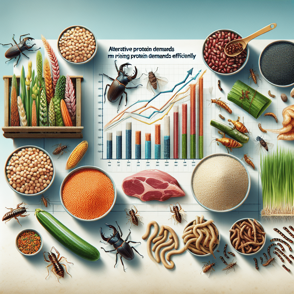 Alternative Protein Sources Enabling An Efficient Fulfilment of Rising Protein Demands