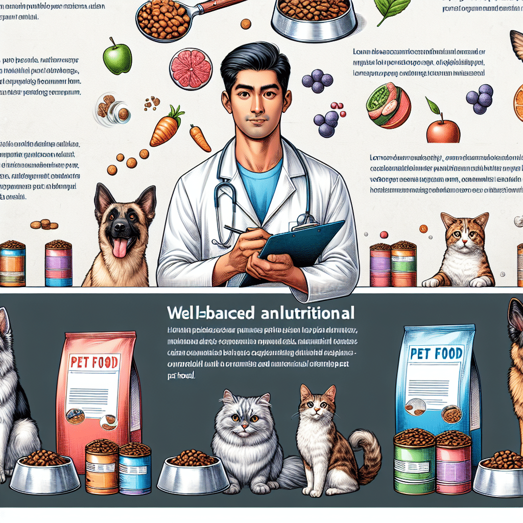 Nourishing Our Pets: The Vital Role of Balanced Nutrition in Pet Food