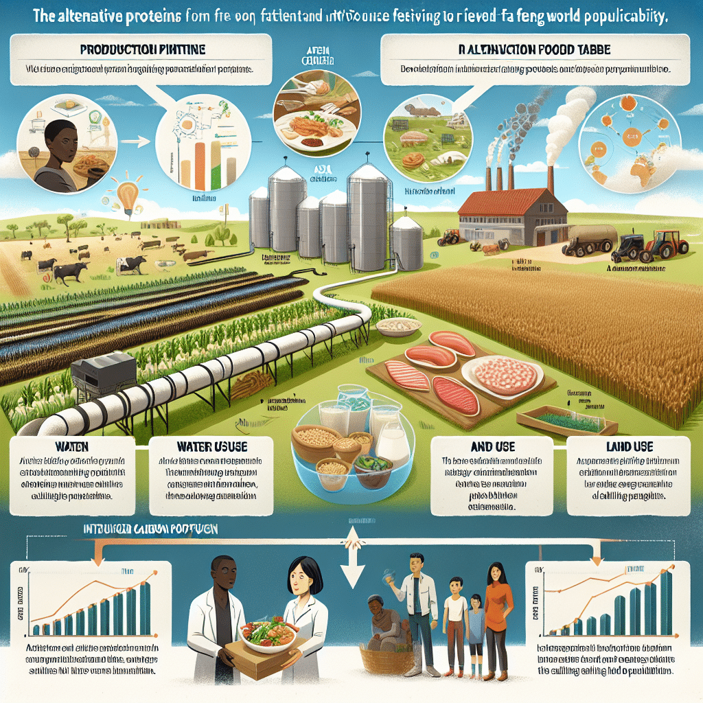 Shaping Food Production and Sustainability with Alternative Proteins