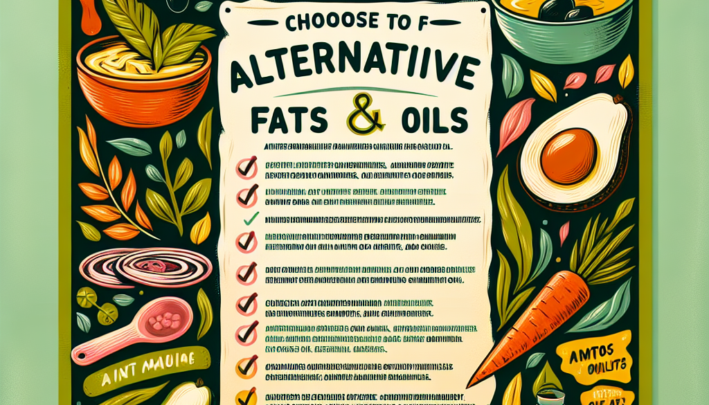 Benefits of Alternative Fats and Oils for a Sustainable Choice