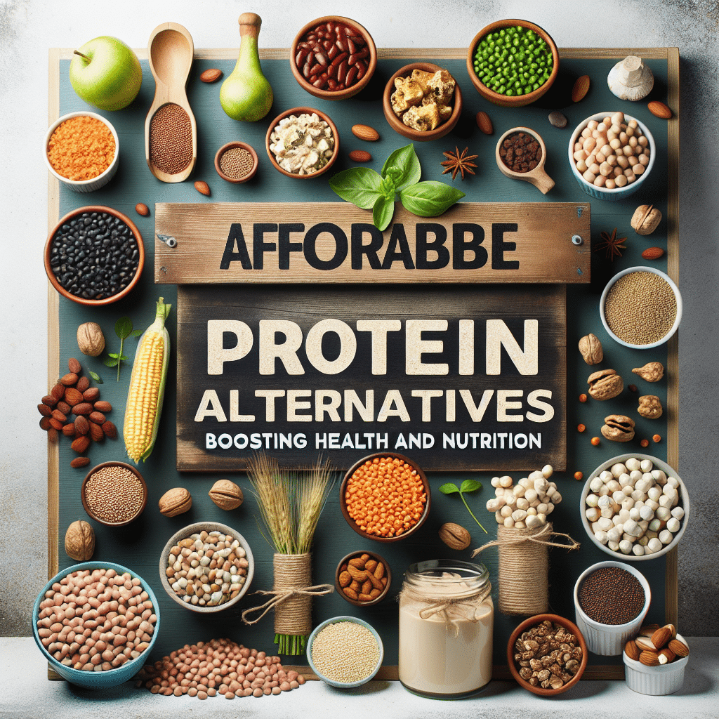 Affordable Protein Alternatives: Boosting Health and Nutrition