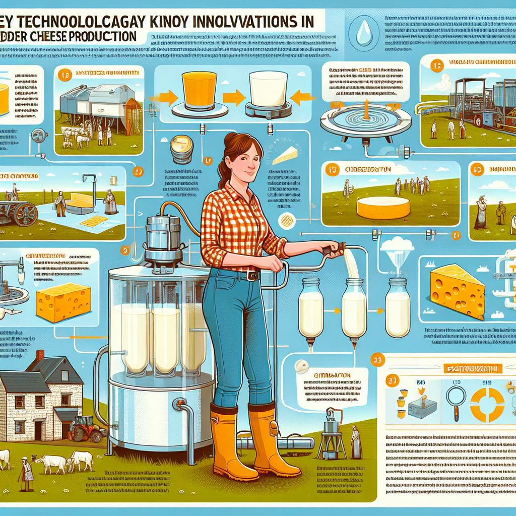 Key Technological Innovations in Cheddar Cheese Production