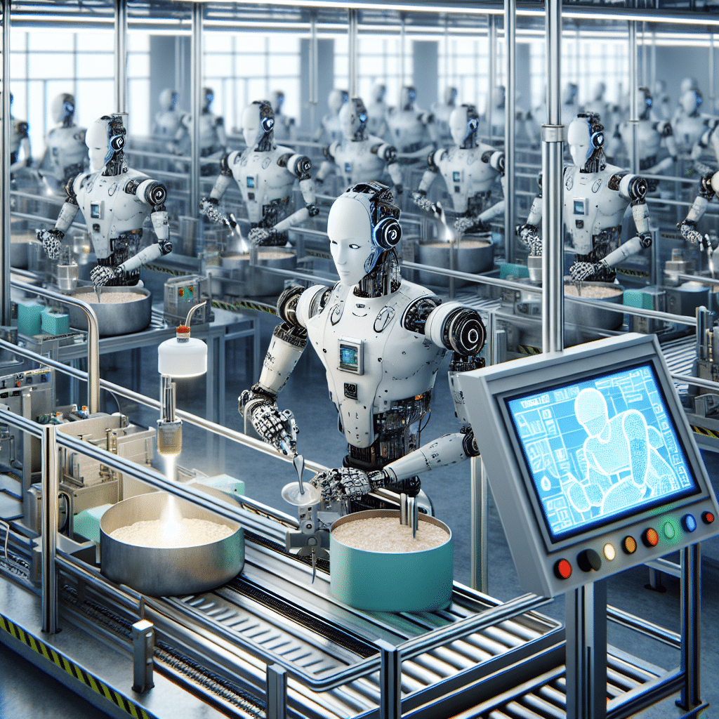 Development of Human Attributes By The Robots in Food Industry.