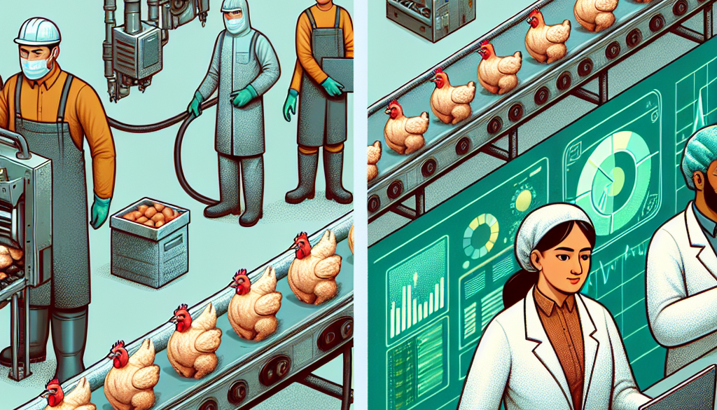 Poultry Industry's Process of Food Automation.