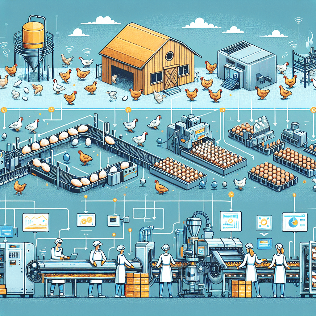 Poultry Industry's Process of Food Automation.