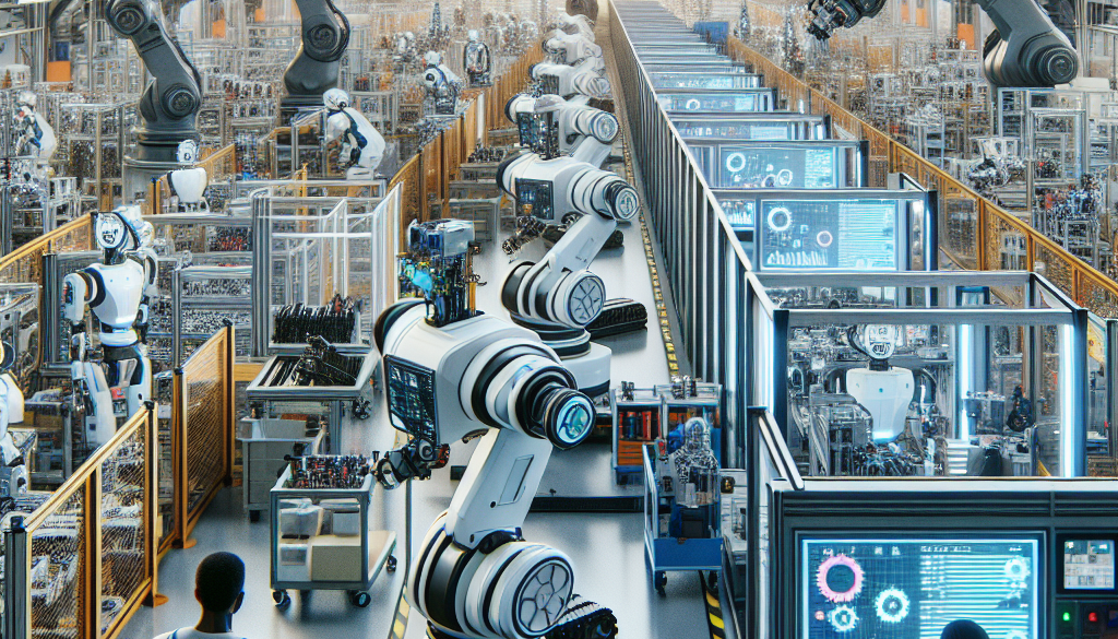 Robots Increasing Productivity In Manufacturing