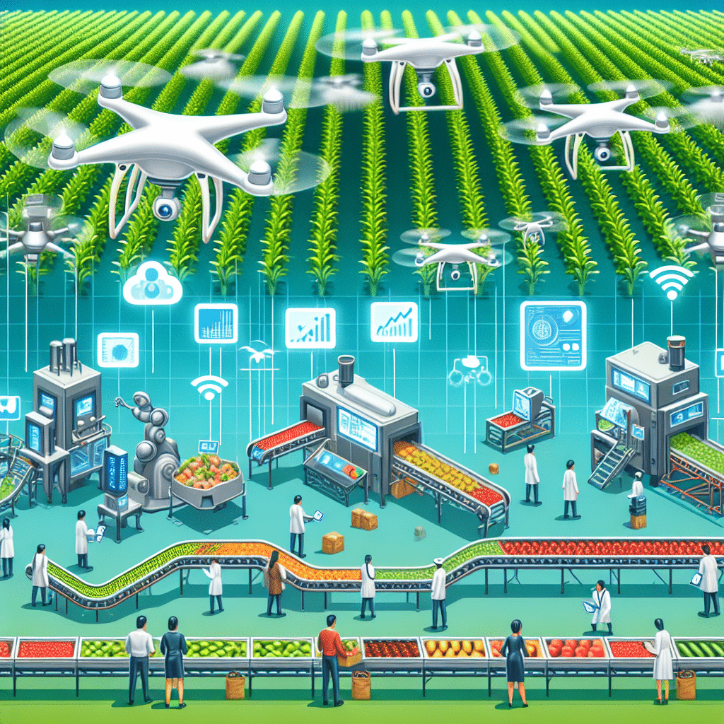 Role of IoT and AI in the Food Industry.