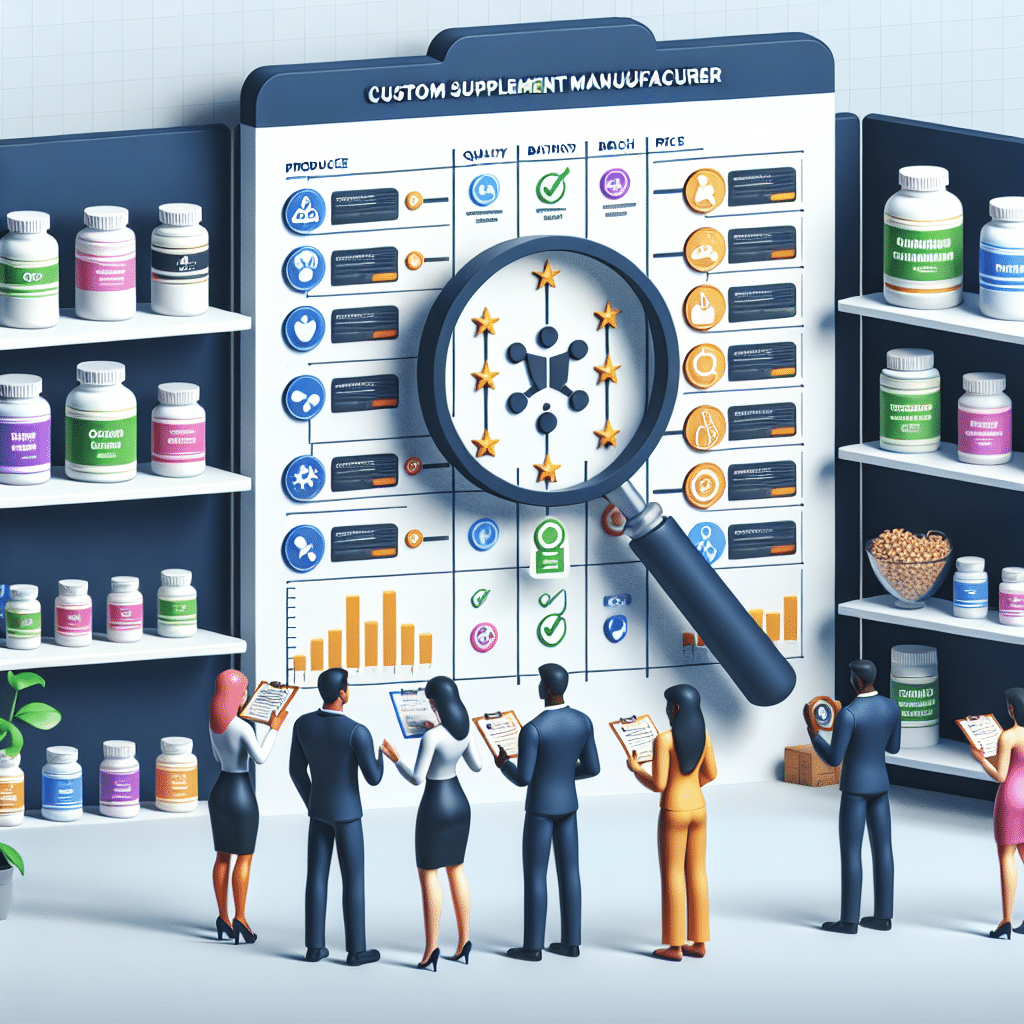 Tips for Finding the Right Custom Supplement Manufacturer for You