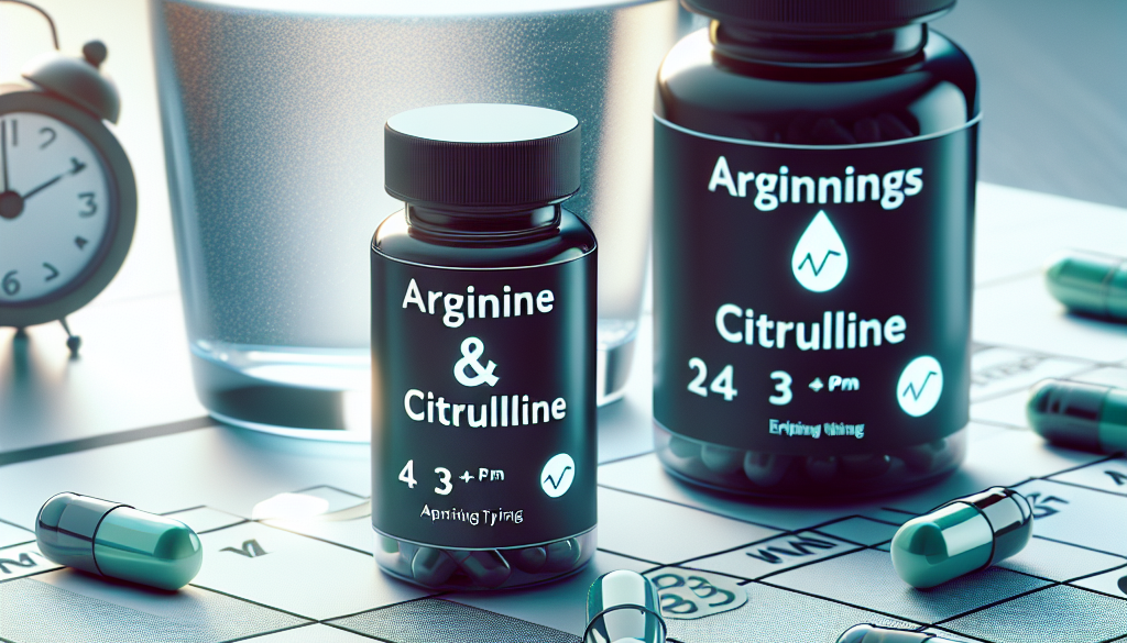 When to Take Arginine and Citrulline Together?