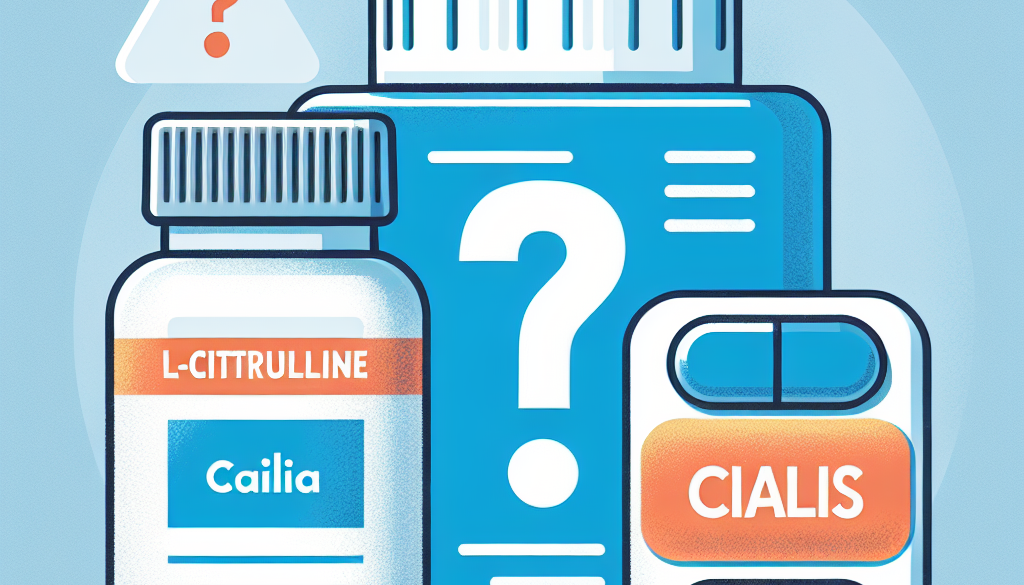 L Citrulline with Cialis: Safe to Combine?