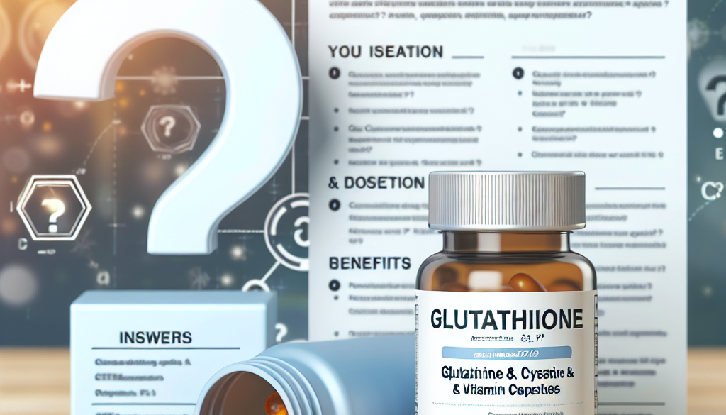 Glutathione Cysteine & C Capsules: Your Questions Answered